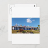 Strandhütten Postkarte (Vorne/Hinten)