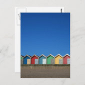 Strandhütten Postkarte (Vorne/Hinten)