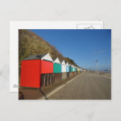 Strandhütten Postkarte (Vorne/Hinten)