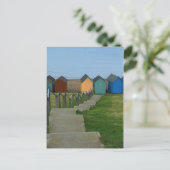 Strandhütten Postkarte (Stehend Vorderseite)