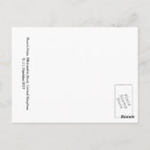 Strandhütten Postkarte (Rückseite)