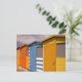 Strandhütten Postkarte (Stehend Vorderseite)