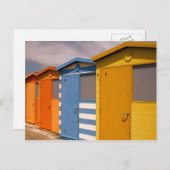 Strandhütten Postkarte (Vorne/Hinten)