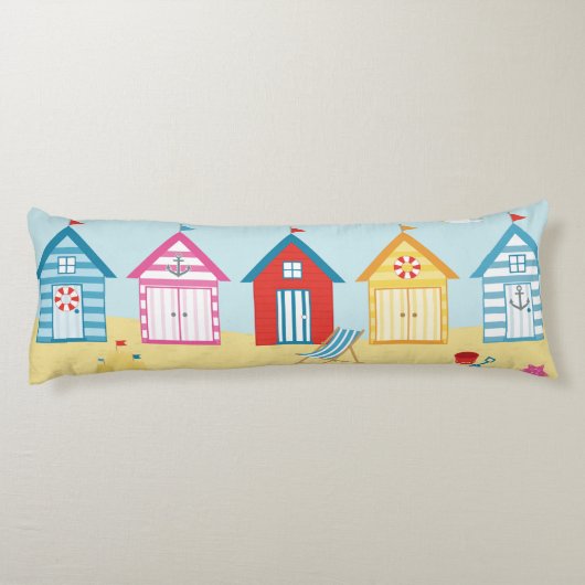 Strandhütten Seitenschläferkissen (Rückseite)