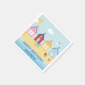 Strandhütten Serviette (Ecke)