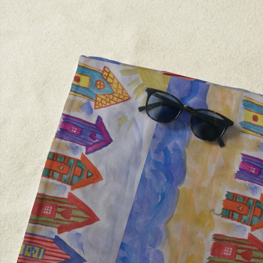 Strandhütten Strandtuch (Beispiel)