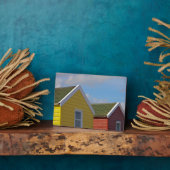 Strandhütten | Südwold, England Fotoplatte (Seite)