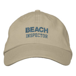 STRANDINSPEKTOR-Kappe (Monoton) Bestickte Baseballkappe