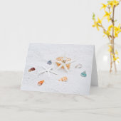 Strandjubiläum Karte (Gelbe Blume)