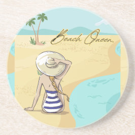 Strandjunge Getränkeuntersetzer