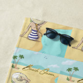 Strandjunge Strandtuch (Beispiel)