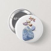 Strandkachelknopf Button (Vorne & Hinten)