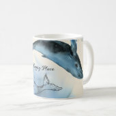 Strandkaffee mit tropischem Sand Kaffeetasse (VorderseiteRechts)