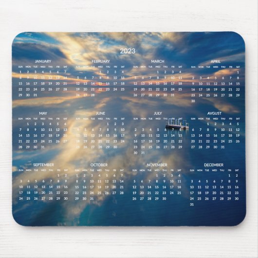 Strandkalender 2023 mousepad (Vorne)