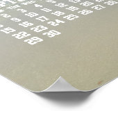 Strandkalender 2024 mit Foto Poster (Ecke)