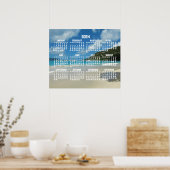 Strandkalender 2024 mit Foto Poster (Küche)