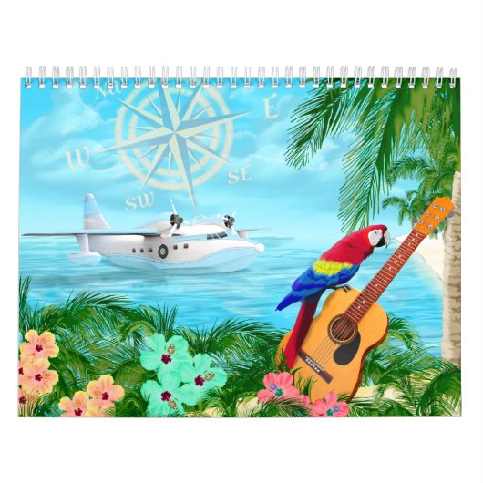 Strandkalender der Tropen Inseln Kalender (Titelbild)