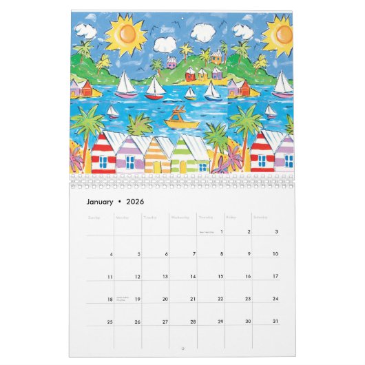 Strandkalender Kalender (Jan 2026)