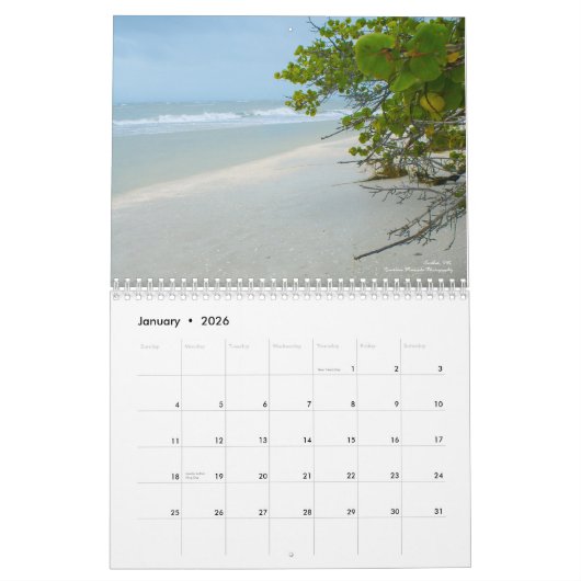 Strandkalender Kalender (Jan 2026)