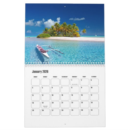 Strandkalender Kalender (Jan 2026)