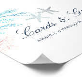 Strandkärtchen und Schilder für Meeresalgen (Ecke)