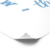 Strandkatzenkatze mit Cowgirl-Ästhetik Poster (Ecke)