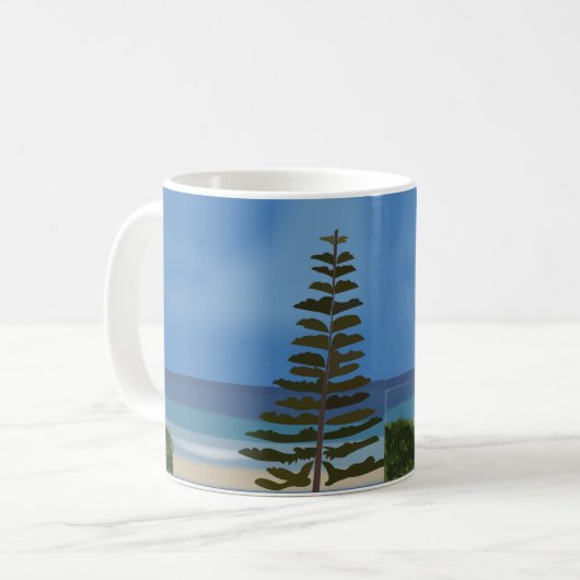Strandkiefernwald Kaffeetasse (Vorderseite Links)