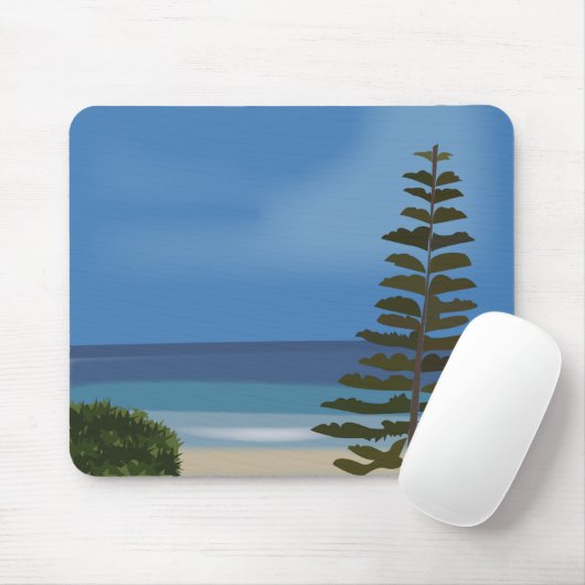 Strandkiefernwald Mousepad (Mit Mouse)