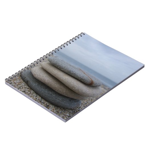 Strandkiesel-Notebook Notizblock (Linke Seite)