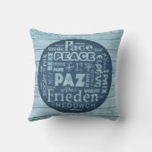 Strandkissen, Frieden in mehreren Sprachen Kissen (Rückseite)
