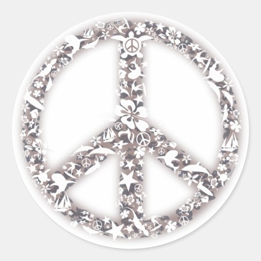 Strandkleber Runder Aufkleber (Vorderseite)