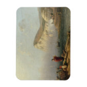 Strandkopf, 1850 (Öl auf Leinwand) Magnet (Vertikal)
