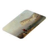 Strandkopf, 1850 (Öl auf Leinwand) Magnet (Linke Seite)