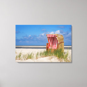 Strandkorb 337 leinwanddruck