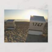 Strandkorb Postkarte (Vorderseite)