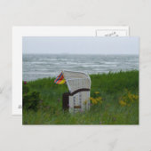 Strandkorb Postkarte (Vorne/Hinten)