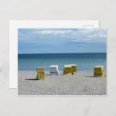 Strandkorb Postkarte (Vorne/Hinten)