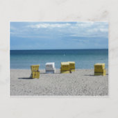 Strandkorb Postkarte (Vorderseite)