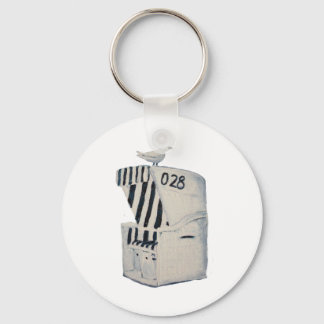 Strandkorb Schlüsselanhänger