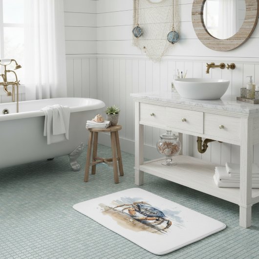 Strandkrabbe Badematte