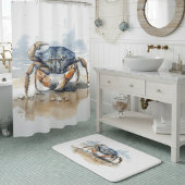 Strandkrabbe Duschvorhang