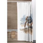 Strandkrabbe Duschvorhang