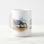 Strandkrabbe Kaffeetasse (Vorderseite Links)