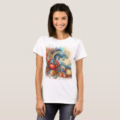 Strandkrabben-Shirt T-Shirt (Vorne ganz)