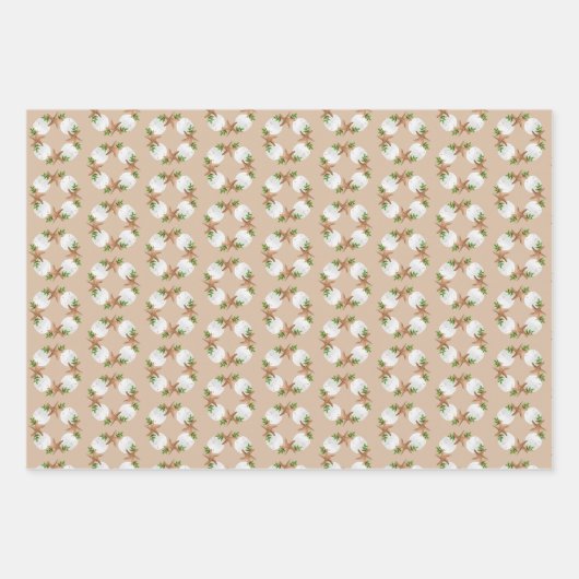 Strandkranz Stars Sand Dollars Sand Tan Geschenkpapier Set (Vorderseite 3)