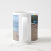 Strandkricket Abersoch 2013 Jumbo-Tasse (Rückseite)