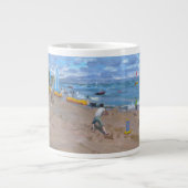 Strandkricket Abersoch 2013 Jumbo-Tasse (Vorderseite)