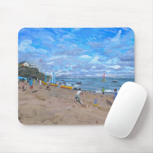 Strandkricket Abersoch 2013 Mousepad (Mit Mouse)