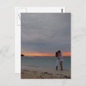 Strandkuss Postkarte (Vorne/Hinten)