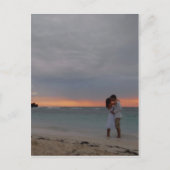 Strandkuss Postkarte (Vorderseite)